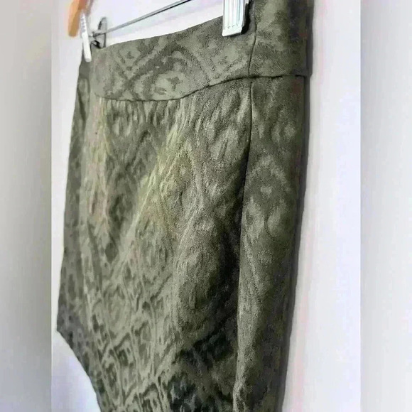 Banana Republic Women’s Olive Green Textured Mini Preppy Prep Cotton Skirt 0 - Picture 4 of 10